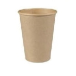 Kubek papierowy na kawę 240 ml kraft (80) - 50 sztuk
