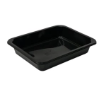 Tacki PP do zgrzewu 1 komorowy CZARNY - 227 x 178 x 50 mm - 50 szt./opak.