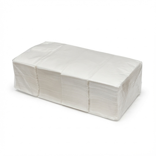 Białe serwetki gastronomiczne składane 1/6 33 × 24 cm 460 sztuk