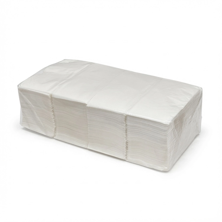 Białe serwetki gastronomiczne składane 1/6 33 × 24 cm 460 sztuk