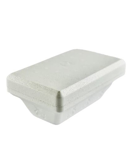 Pojemnik termoizolacyjny na lody Gel 750 ml z pokrywą biały