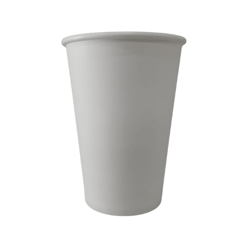 Kubki papierowe na kawę biały 500 ml ZERO PLASTIC 90 mm