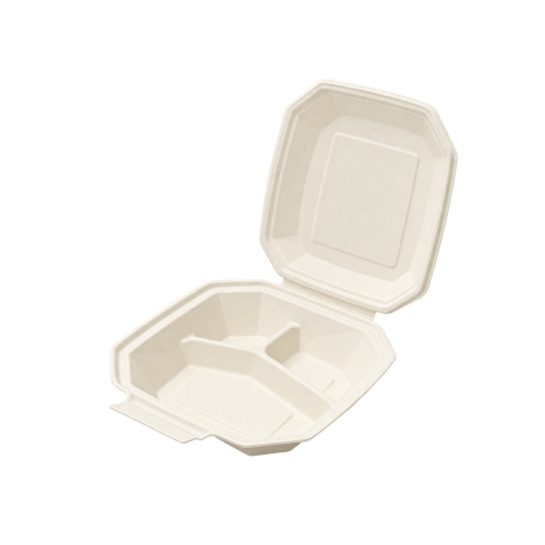 Trójdzielny MenuBox z celulozy 26 × 24 × 7,7 cm