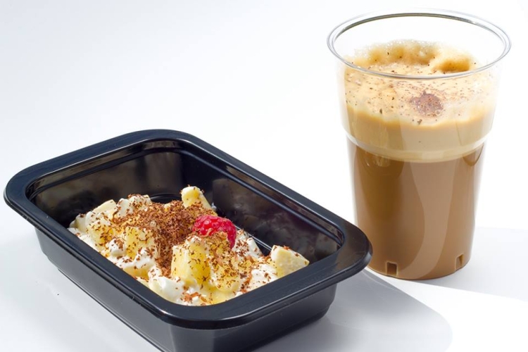 Pojemnik PP do zgrzewu 180 x 113 x 40 mm czarny - 690 szt./opak 2