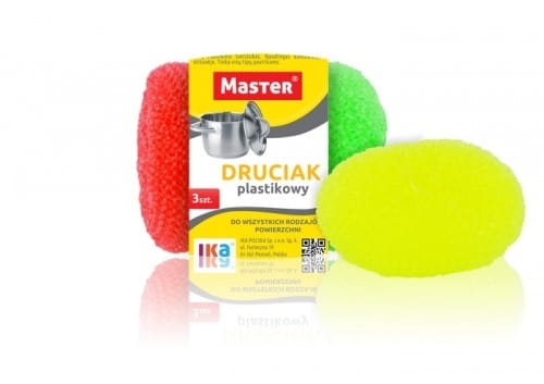 Druciak plastikowy mały - 3 szt./opak.