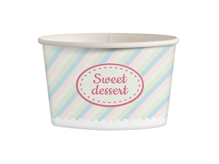 Miski na lody 245 ml - PASTELE - 25 szt./opak.  5