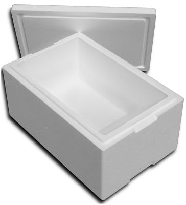 Pojemnik EPS izotermiczny z pokrywą biały - 32 litry