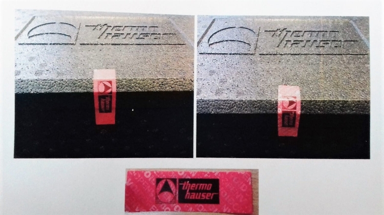 Naklejka zabezpieczająca - plomba - 100 sztuk/rolka 3