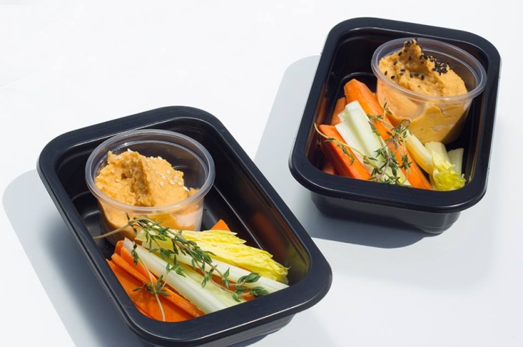 Pojemnik PP do zgrzewu 180 x 113 x 40 mm czarny - 690 szt./opak 5