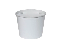 Kubełek papierowy biały 4100 ml (130 oz.) + wieko papierowe - 19 szt./opak.