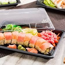Pojemnik na sushi z wieczkiem 26 x 19 cm - 50 szt./opak. 2