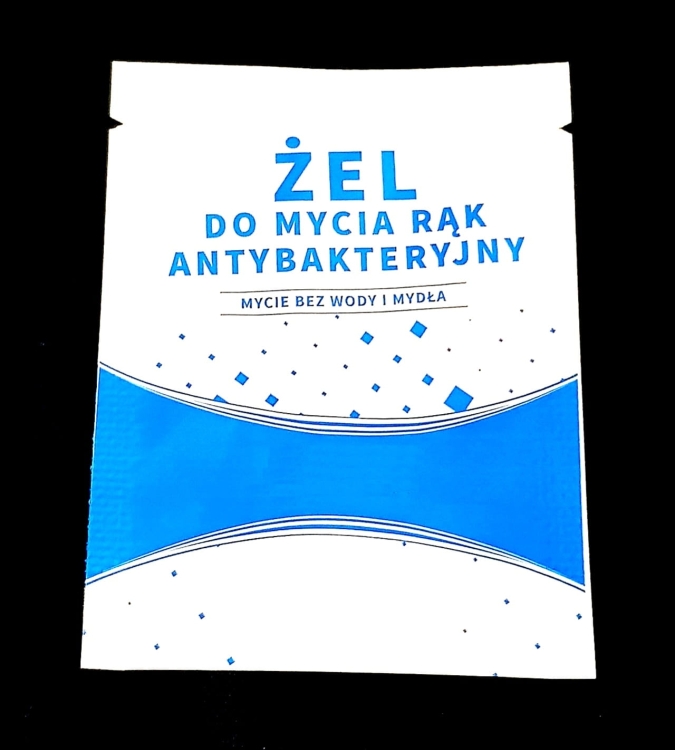 Saszetka 3 ml z żelem antybakteryjnym do mycia rąk - 100 sztuk/opak 2