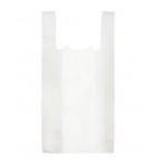 Torba reklamowa "L" HDPE - 30 x 55 cm - biała - 150 szt./opak.