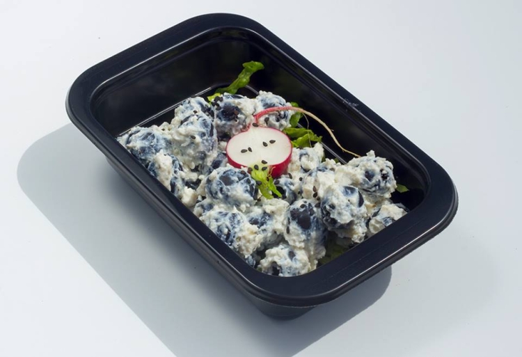 Pojemnik PP do zgrzewu 180 x 113 x 40 mm czarny - 690 szt./opak