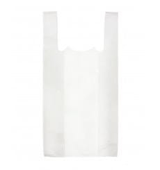 Torba reklamowa "M" HDPE - 25 x 45 cm - biała - 150 szt./opak