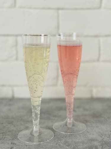 Kieliszek plastikowy do szampana, pojemność 100 ml, średnica 50 mm