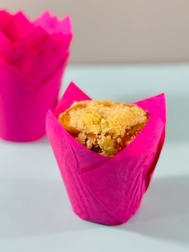 Papilotki tulipany do muffinek fuksja, odporne na tłuszcz