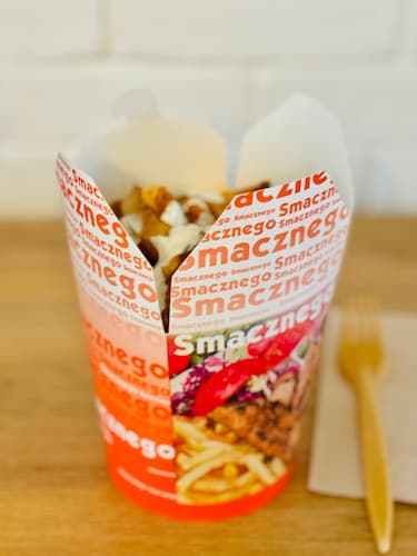 Pojemnik na kebab, pojemność 1000 ml, motyw Smacznego