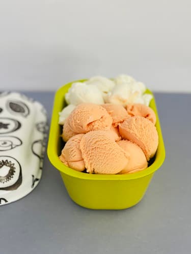 Pojemnik na lody styropianowy z wieczkiem, FunnyGEL LIME