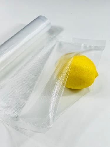 Rękaw moletowany do pakowania próżniowego, szerokośc 220 mm, do kontaktu z żywnością