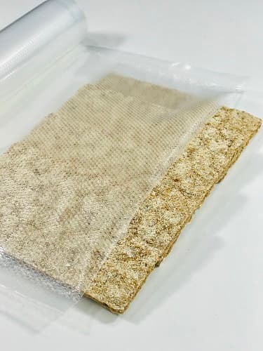 Rękaw moletowany do pakowania próżniowego, do kontaktu z żywnością, szerokość 280 mm