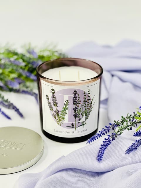 Świeca zapachowa Pernici lavender thyme blog